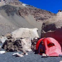 Our base camp on Volcan Parinacota